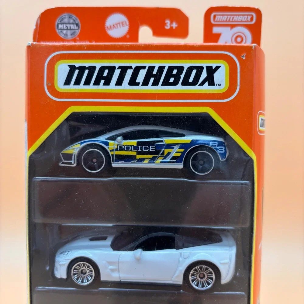Matchbox MBX Exotic 5-Pack 70th Anni Lamborghini Corvette Ford Jaguar E-Type